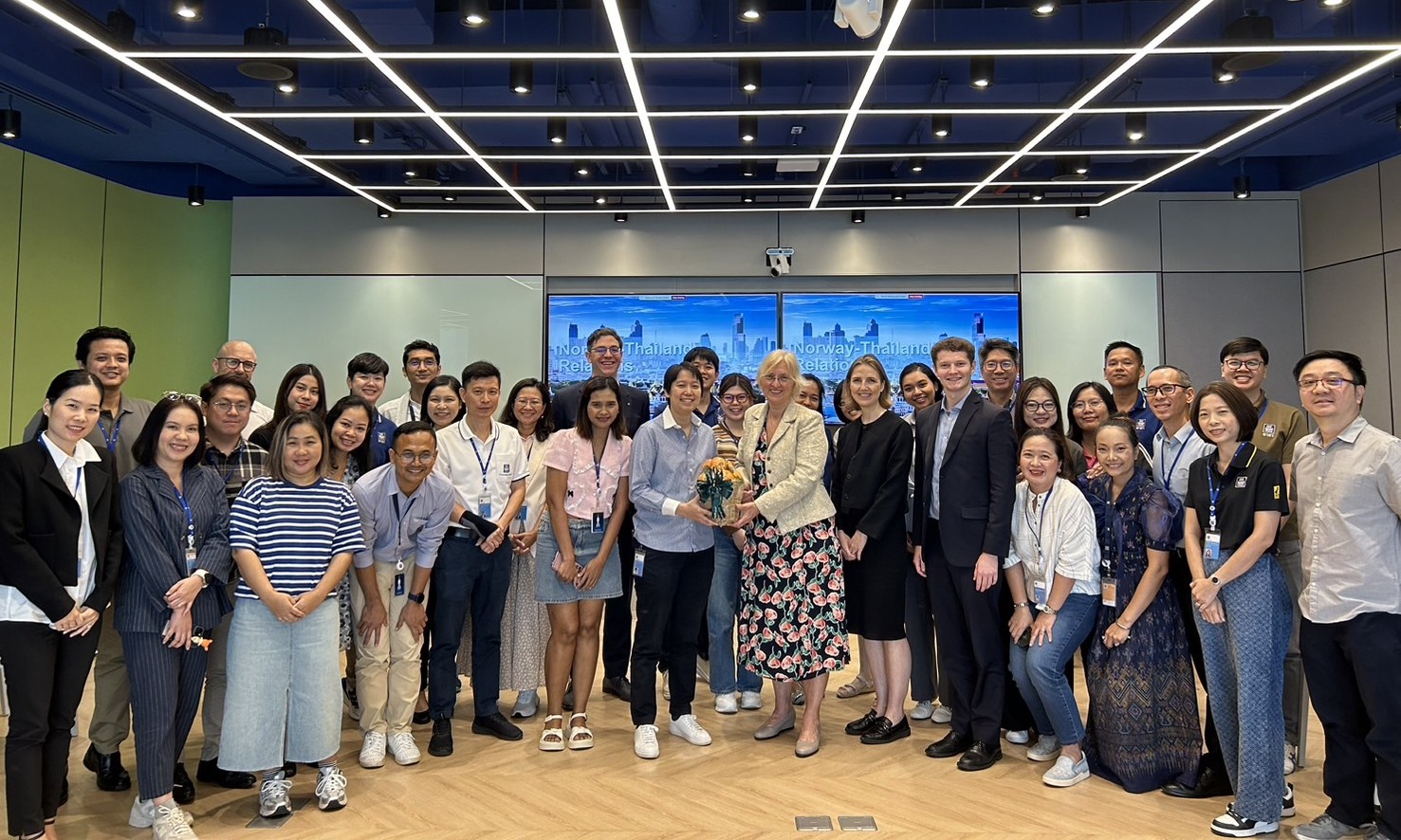 Norwegian Ambassador's visit 