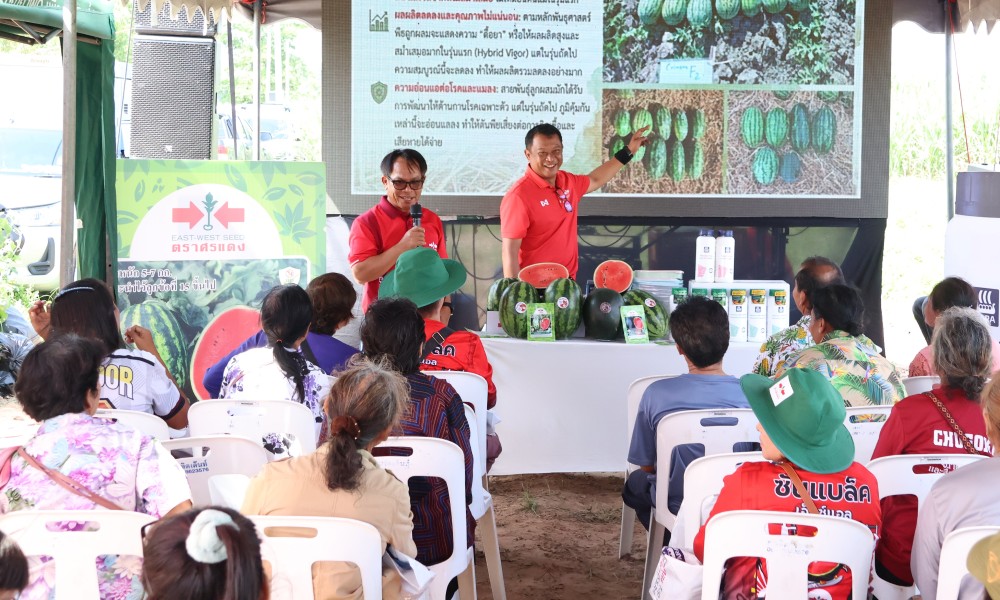 EWS yara watermelon field day at kalasin