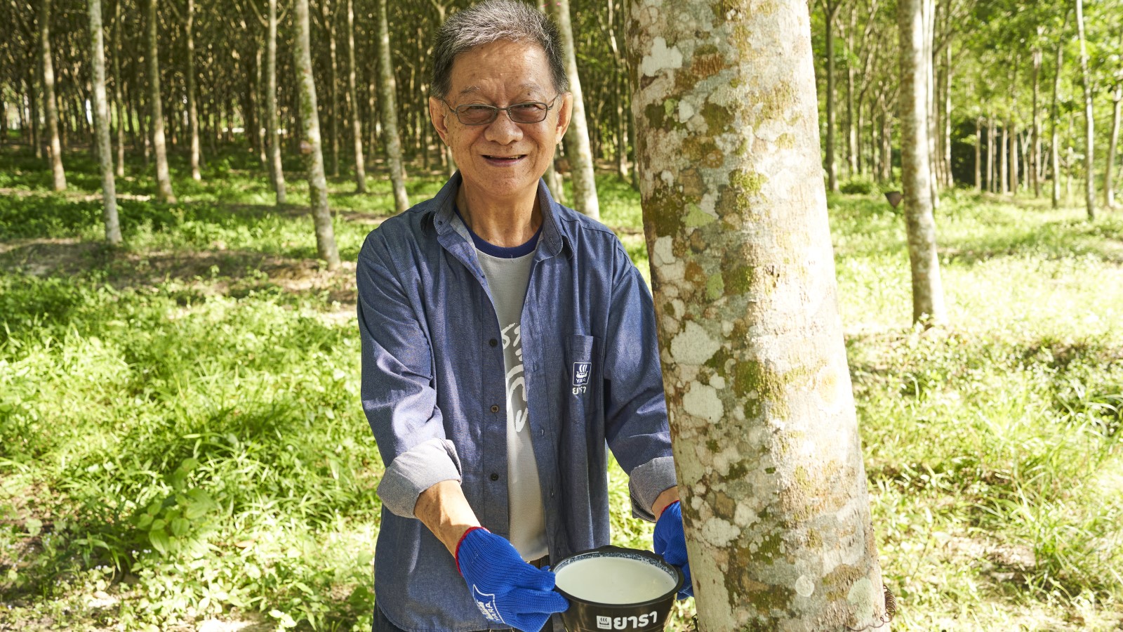 rubber farmer