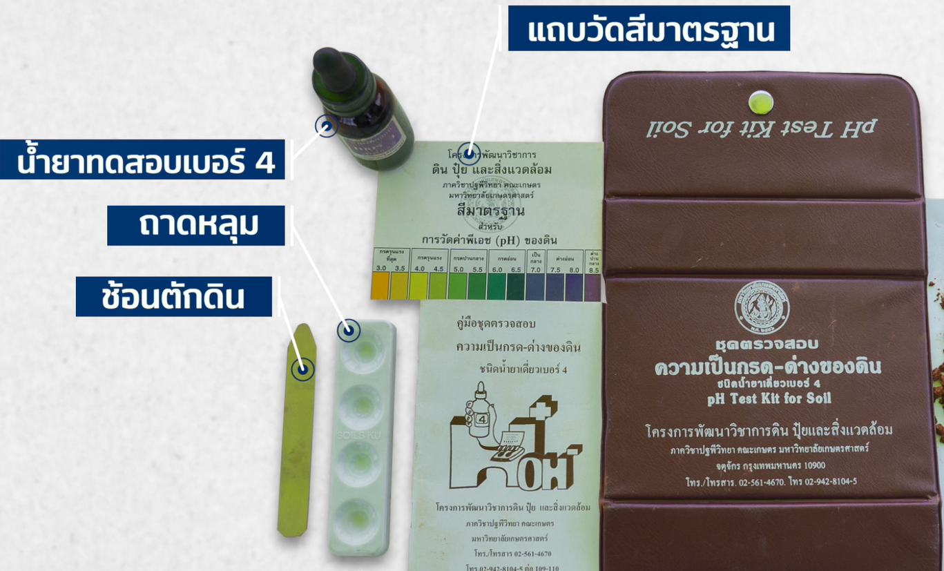 การทดสอบค่าความเป็นกรด- ด่างในดิน